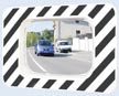 Miroir routier rectangulaire