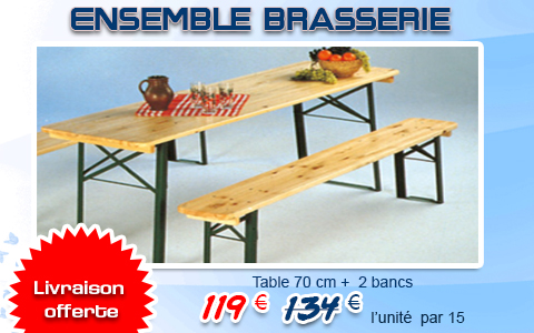 Ensemble brasserie